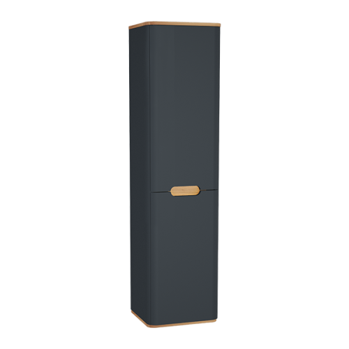 Шкаф-пенал Vitra Sento 60856 40х35х158 подвесной цвет антрацит матовый