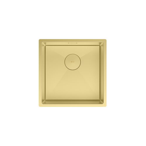 Кухонная мойка LeMark Olanga 440 9938122 44х44 цвет светлое золото