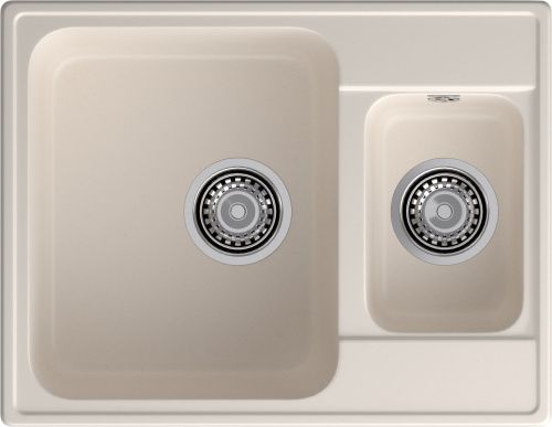 Кухонная мойка Granfest Quarz 09 белый 62х48 цвет белый поверхность матовая