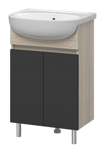 Тумба под раковину Misty Поло О-Пол07060-0142ДП 48х28х70 напольная