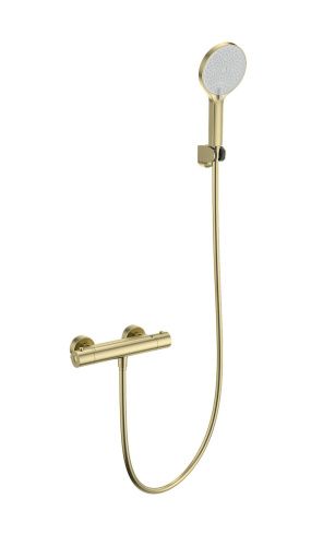 Смеситель для душа Wonzon & Woghand Inn WW-B2012-A-BG настенный золото с термостатом