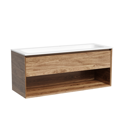 Тумба под раковину Sancos Marmi 1.0 MR1.0120ECH 120х45х52 подвесная цвет дуб чарльстон