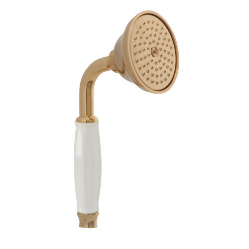 Душевая лейка Migliore OLIVIA 19017  цвет белый/золото