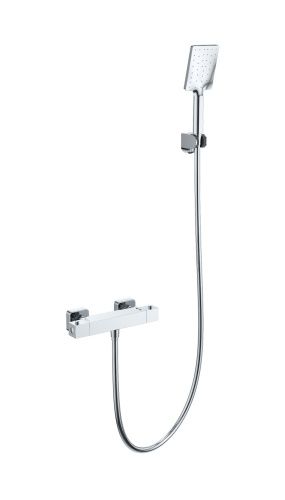 Смеситель для душа Wonzon & Woghand WW-B2026-A-CR настенный хром с термостатом