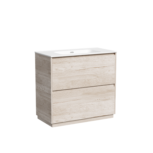 Тумба под раковину Sancos Libra Floor LB90FEG 89х45х84 напольная цвет дуб галифакс натуральный