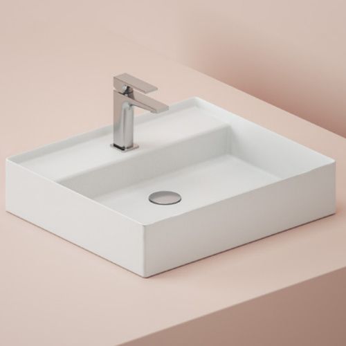 Раковина керамическая Artceram Scalino SCL007 05 00 60х50 накладная цвет белый 1 отверстие под смеситель