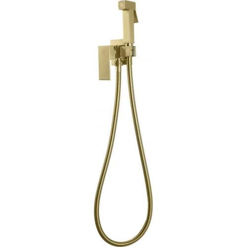 Гигиенический душ со смесителем Filarete Fing FL101MG золото матовое