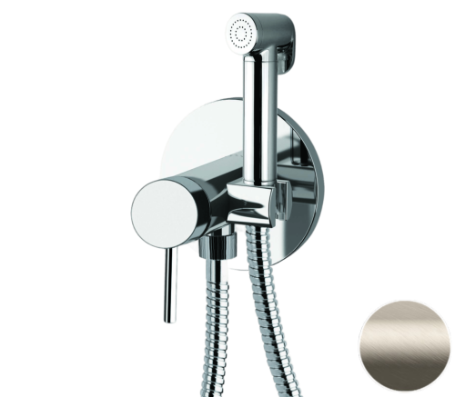 Гигиенический душ со смесителем Remer X65WXV сталь