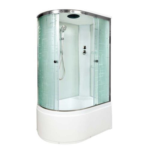 Душевая кабина AvaCan EM4511R 110х80 асимметричная с крышей ориентация правая