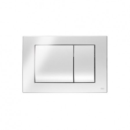 Клавиша смыва механическая Oli METAL DUAL 656004 цвет хром глянцевый