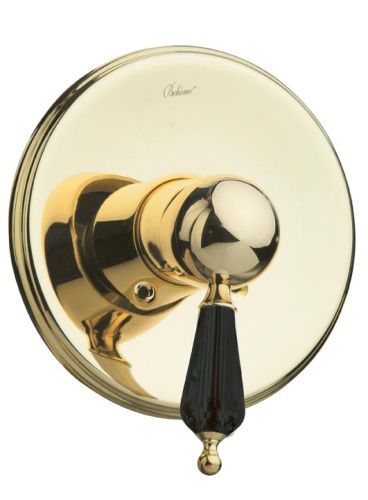 Смеситель Boheme Tradizionale Nero 255 встраиваемый золото