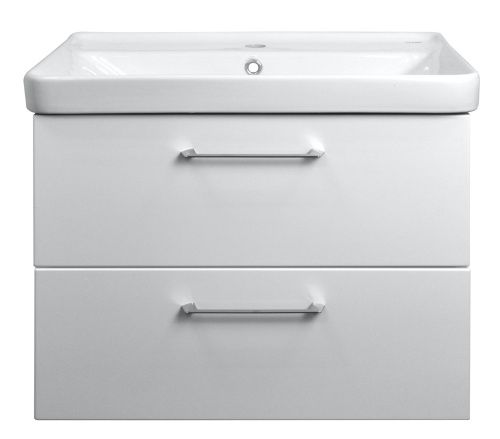 Тумба с раковиной Azario Ника CS00080145 80х47х56 подвесная цвет белый матовый