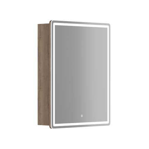 Зеркало-шкаф Sancos Mirror MI60EG 59х15х74 настенный цвет дуб галифакс натуральный
