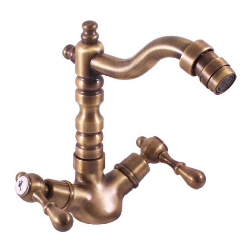 Смеситель RavSlezak MORAVA RETRO MK421.5/9SM на биде бронза