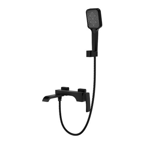 Смеситель для ванны и душа Raglo R02 R02.30.06 настенный черный