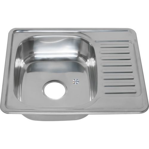 Кухонная мойка Melana 249/2 (*10) 58х48 цвет хром