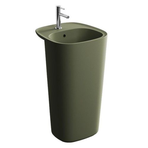 Раковина керамическая Vitra Memoria 7814B475-0001 49х53 напольная цвет матовый мох