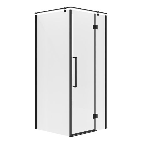 Душевой уголок Niagara Nova NG-6832-34BLACK 100х100 стекло прозрачное профиль черный матовый без поддона