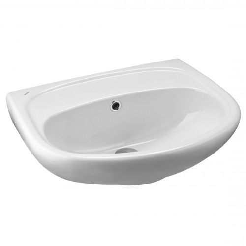 Раковина из сантехнического фарфора Santek Анимо 1WH110499 44х55 подвесная цвет белый