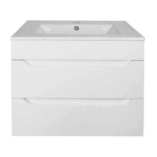 Тумба с раковиной Loranto Аврора CS00089909 61х47х52 подвесная цвет белый