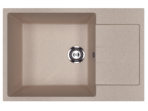 Кухонная мойка Ulgran Classic U-602-302 76х50 цвет песочный