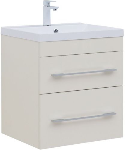 Тумба под раковину Aquanet Верона 00304537 57х48х61 подвесная цвет бежевый