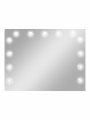 Зеркало в ванную Континент ЗГП06 90х70 цвет белый