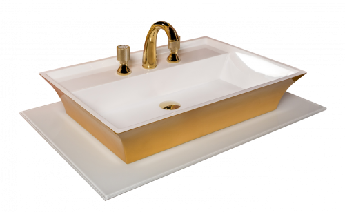 Столешница Armadi Art NeoArt 853-080-WH 81х52 накладная цвет белый