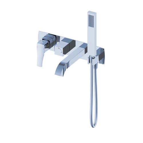 Смеситель для ванны и душа Wonzon & Woghand FLEX WW-88889072-CR встраиваемый в стену хром