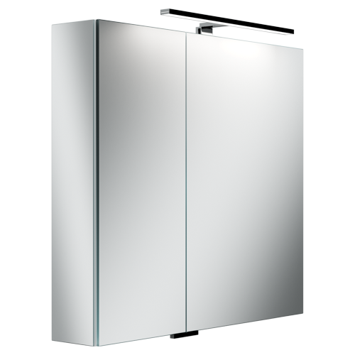 Зеркало-шкаф Sancos Hilton Z800 80х15х74 настенный цвет серая