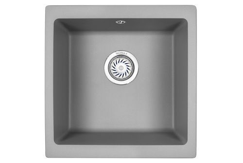 Кухонная мойка Granula 4451, АЛЮМИНИУМ 45х46 цвет серый поверхность матовая
