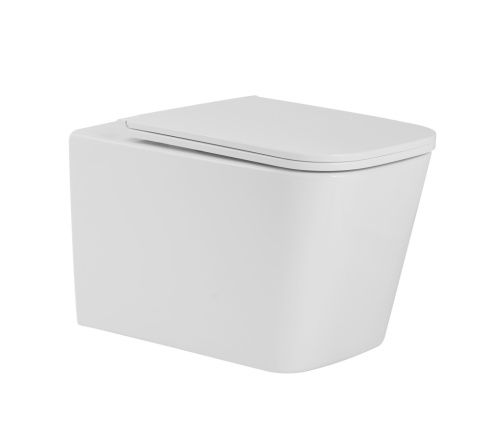 Унитаз подвесной Iberica Blanca Toledo alto IB.TLA.234.1B1 белый с сиденьем микролифт безободковый смыв торнадо