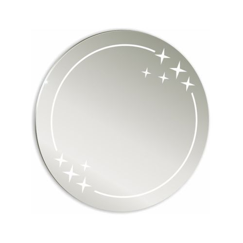 Зеркало в ванную Loranto 500988732 58х58 цвет с рисунком