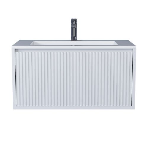 Тумба с раковиной Uperwood Next Premium 3930205168 80х45х42 цвет белый матовый