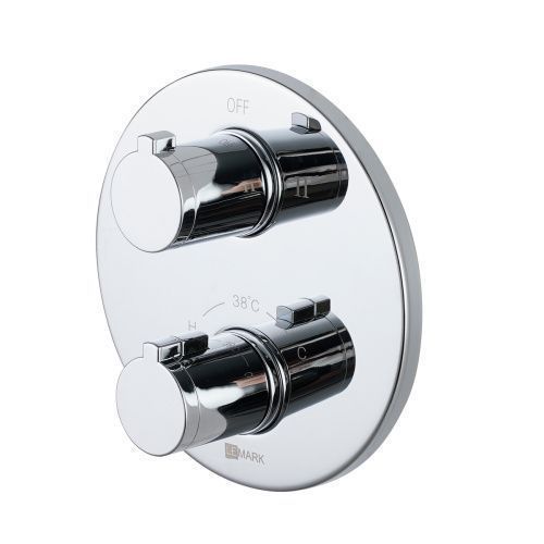 Смеситель для ванны и душа LeMark Yeti LM7827C встраиваемый в стену хром с термостатом