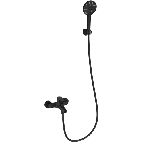 Смеситель для ванны Wonzon & Woghand Alfa WW-AE3204-MB настенный черный