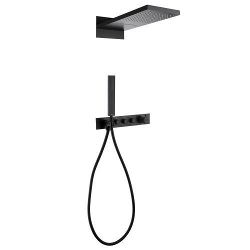 Душевая система ABBER AF8752B встраиваемая в стену с термостатом