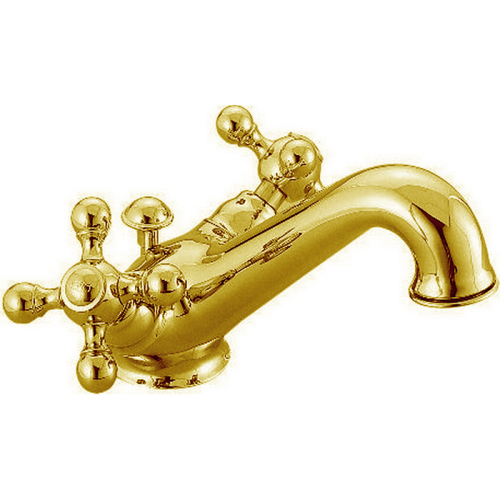Смеситель Cisal Arcana Ceramic AC00051024 на раковину золото