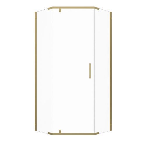 Душевой уголок Тритон Дека-Голд Щ0000073927 90х90 стекло прозрачное профиль хром без поддона