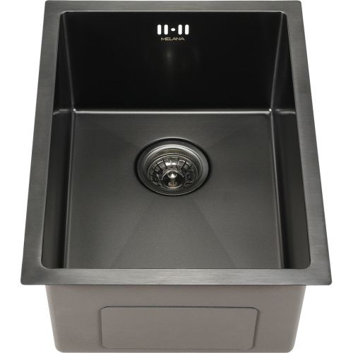 Кухонная мойка Melana ProfLine D5138HB графит 51х38 цвет графит поверхность матовая