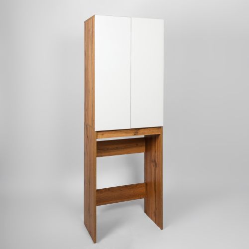 Шкаф-пенал Viant Бостон VBOS645-SHSM 65х38х190 напольный цвет белый