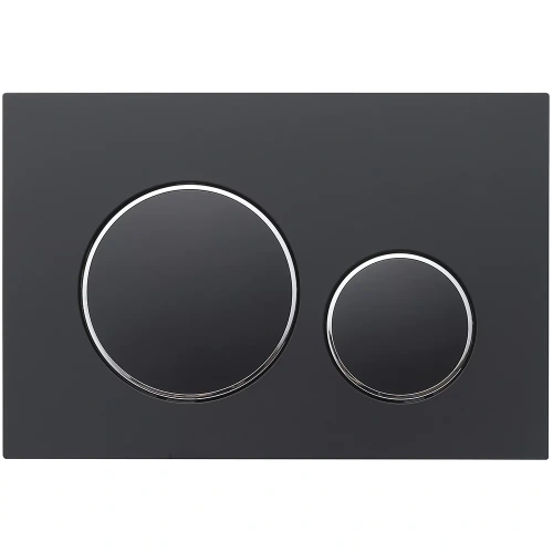 Кнопка смыва механическая Veconi FLUSH FLV10-BC цвет черный матовый