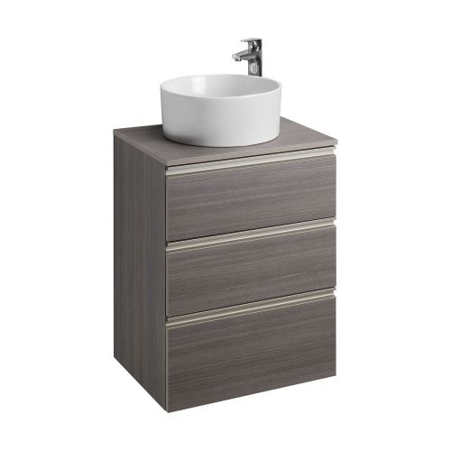 Тумба под раковину Roca THE GAP A857404402 61х46х76 подвесная цвет коричневый