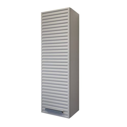 Шкаф-пенал Comforty Касабланка 00-00020084CF 25х18х80 подвесной цвет серый шелк