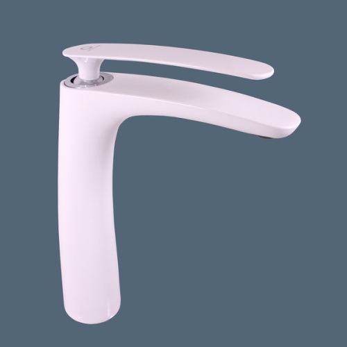 Смеситель RavSlezak TIGRIS TG130.5BC на раковину белый