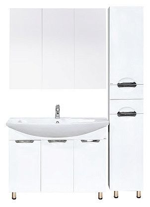 Тумба под раковину Misty Лаванда Э-Лав01105-011Пр 101х33х70 напольная - фото 4