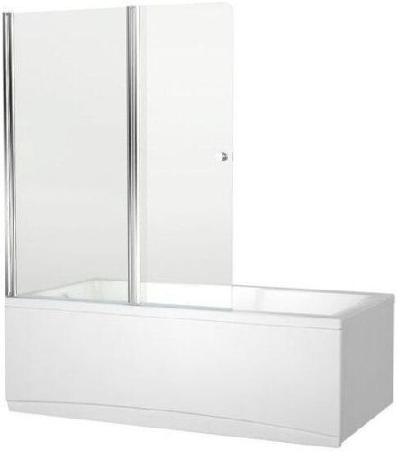 Душевая шторка на ванну Aquanet Alfa NF6222-pivot 120х140 стекло прозрачное профиль хром глянцевый ориентация универсальная
