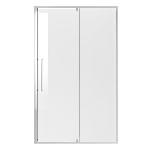 Душевая дверь Niagara Nova NG-66-11A 110х195 стекло прозрачное профиль хром глянцевый