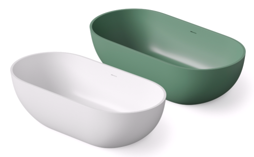 Ванна из искусственного камня Dea Design Shadow DD8619 1780 3 178х88 отдельностоящая овальная