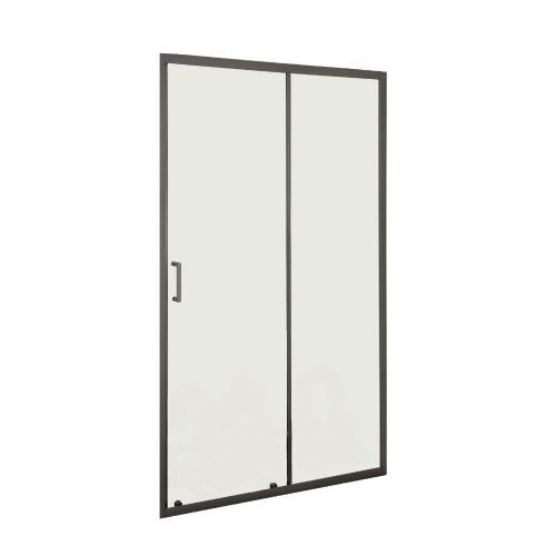 Душевая дверь Orange E02-120TB 121х190 стекло прозрачное профиль черный